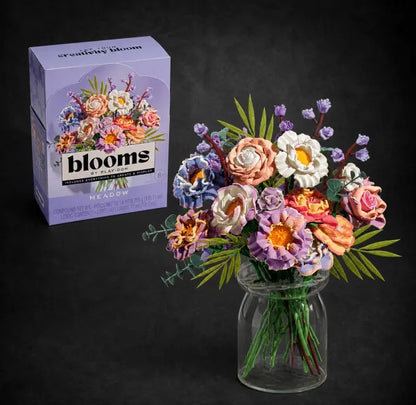 Blooms Meadow | Blumenstrauß-Bastelset – Florales Basteln für Erwachsene & Teenager