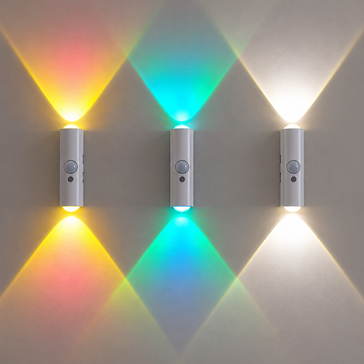LED-Wandleuchte mit Bewegungsmelder – Kabellos, dimmbar und USB-aufladbar