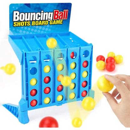 Hüpfendes 4-in-einer-Reihe Spiel – Bouncing Ball