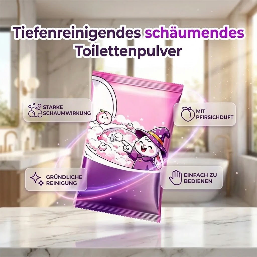 Schäumendes WC-Reinigungspulver