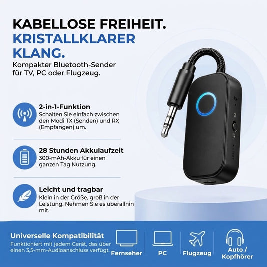 Bluetooth Audio Adapter – Sender/Empfänger