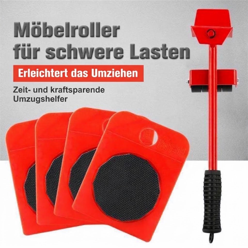 Möbelheber und Transportrollen-Set