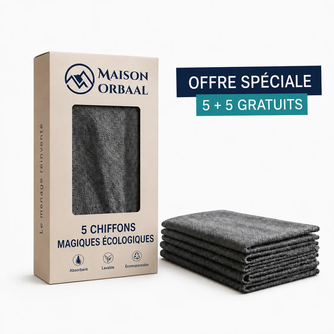 Magische Reinigungstücher | 5 + 5 GRATIS