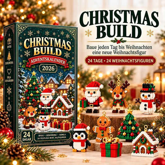 Christmas Build – Baue jeden Tag bis Weihnachten eine neue Weihnachtsfigur