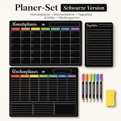 Magnetischer Familienplaner – Monats-, Wochen- & Tagestafel