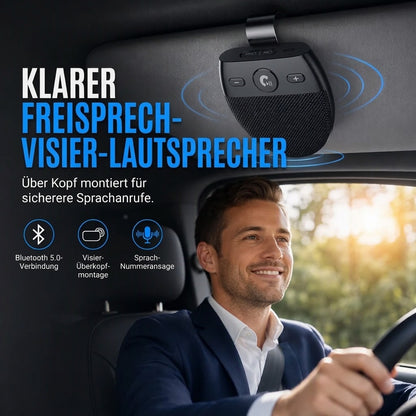 SP11 Bluetooth-Freisprecheinrichtung für Sonnenblende – Auto-Wake & A2DP