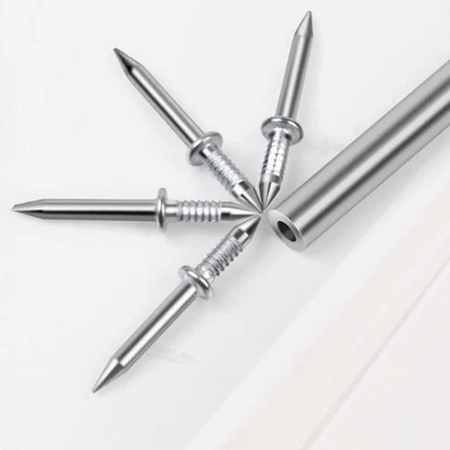 📢📢 40 % RABATT!! ⏰ Karbonstahl-Nägel für unsichtbare Befestigung – Diamantkopf & Rostschutzbeschichtung, 50 Stück inkl. Werkzeug für eine einfache und dauerhafte Montage ✨🛠️