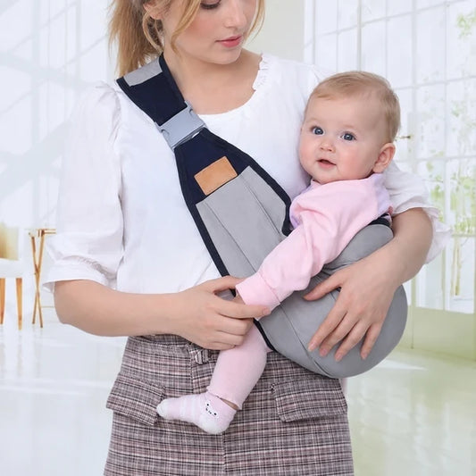 Ergonomische Babytrage mit Hüftsitz