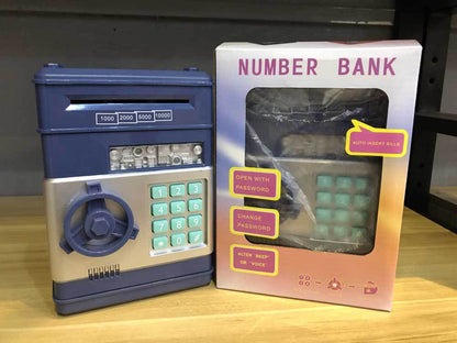 Mini-Geldautomat Spardose – Ein-/Auszahlung & elektronischer PIN-Code