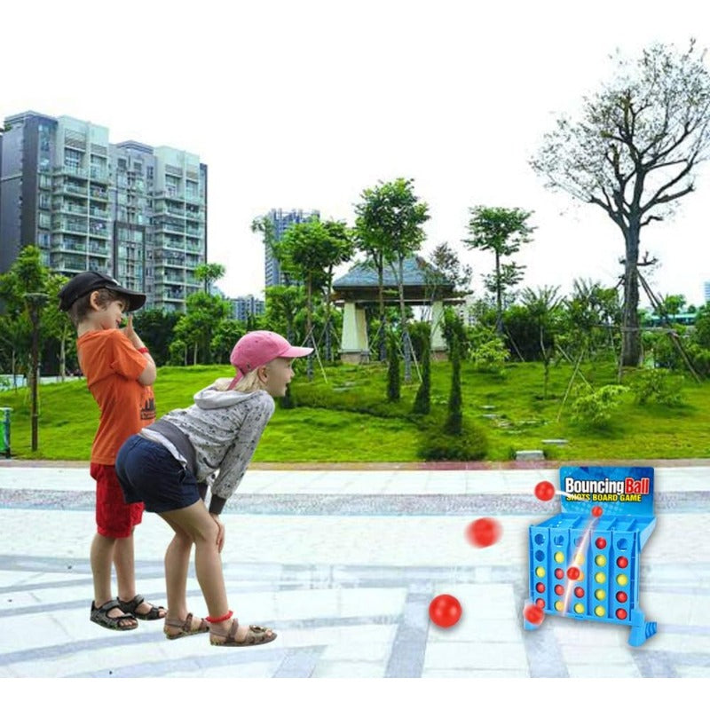 Hüpfendes 4-in-einer-Reihe Spiel – Bouncing Ball