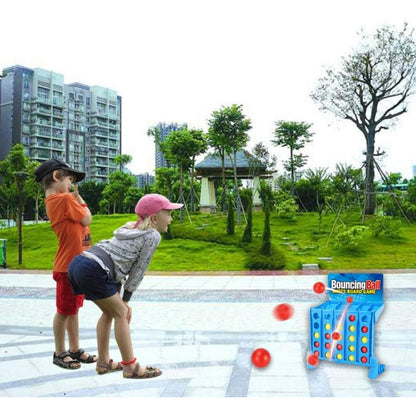 Hüpfendes 4-in-einer-Reihe Spiel – Bouncing Ball