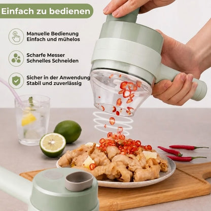 Elektrischer Zerkleinerer – Kabellos mit manueller Bedienung