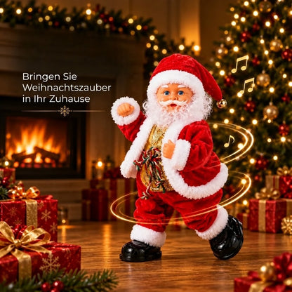Tanzender Weihnachtsmann mit Musik