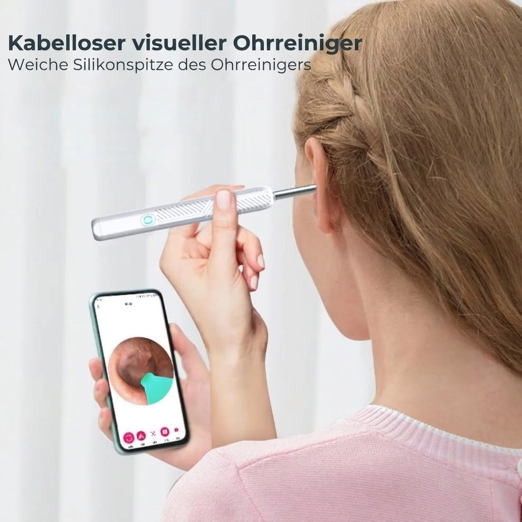 Kabelloses Otoskop mit 1080P-Kamera zur Ohrenschmalzentfernung