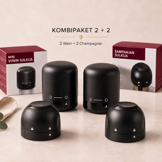 Flaschenverschluss für Wein und Champagner