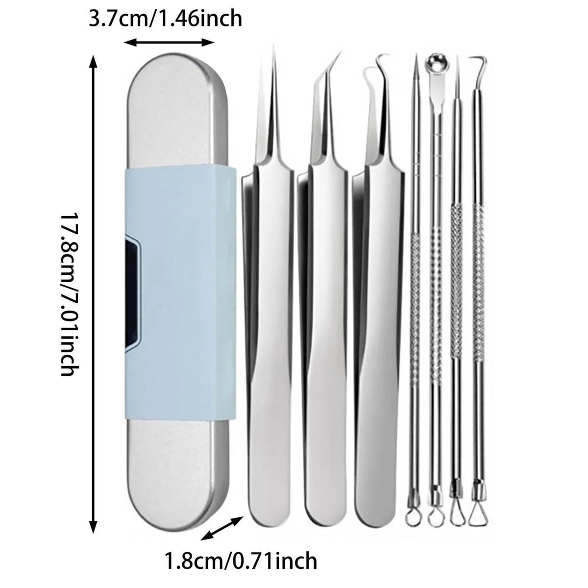 7-teiliges Mitesser-Entferner-Set