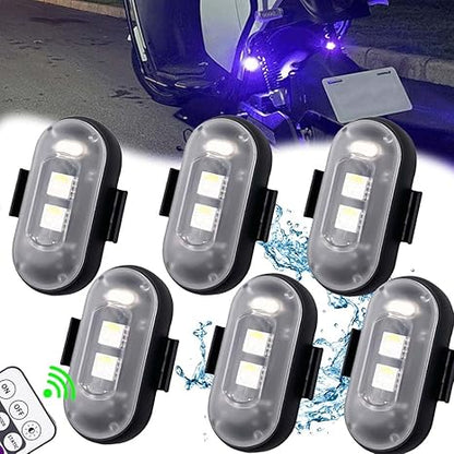 Kabellose LED-Stroboskoplichter – Inkl. Fernbedienung – 2er-Pack