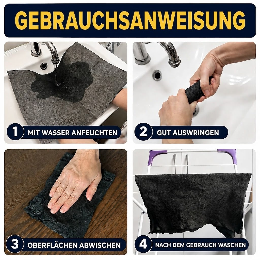 Magische Reinigungstücher | 5 + 5 GRATIS