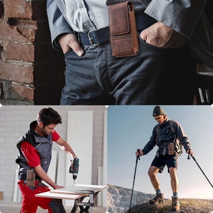 Handy-Gürteltasche aus Leder