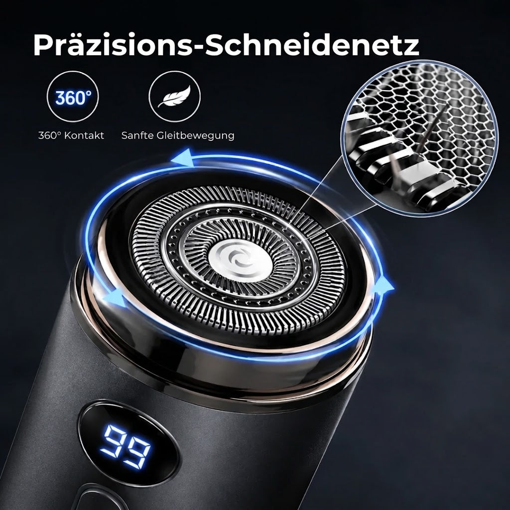 Tragbarer Mini-Elektrorasierer