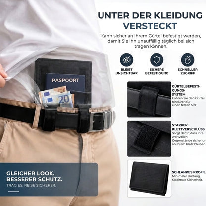 Versteckte Anti-Diebstahl-Gürteltasche
