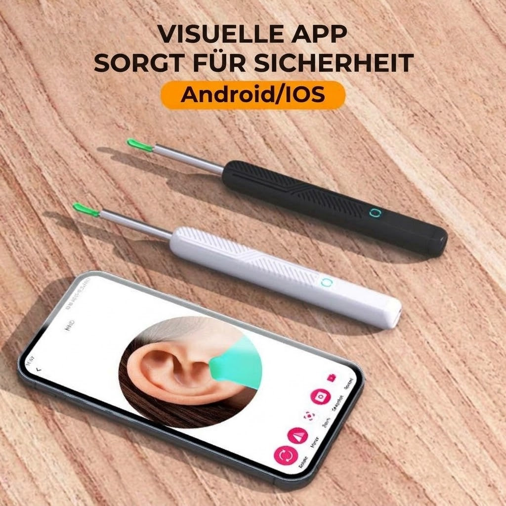 Kabelloses Otoskop mit 1080P-Kamera zur Ohrenschmalzentfernung