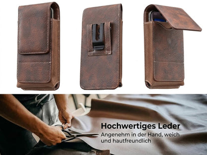 Handy-Gürteltasche aus Leder