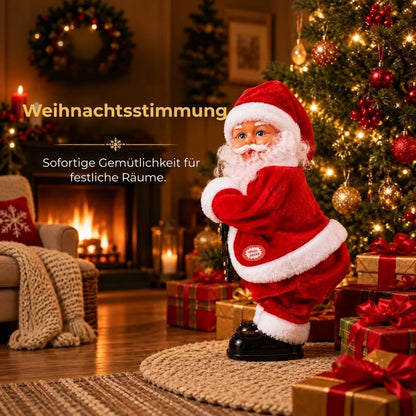 Tanzender Weihnachtsmann mit Musik