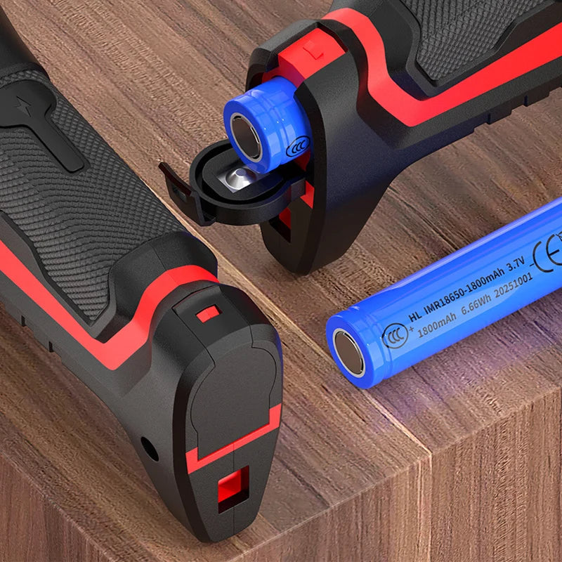 Maßband mit Laser und Wasserwaage