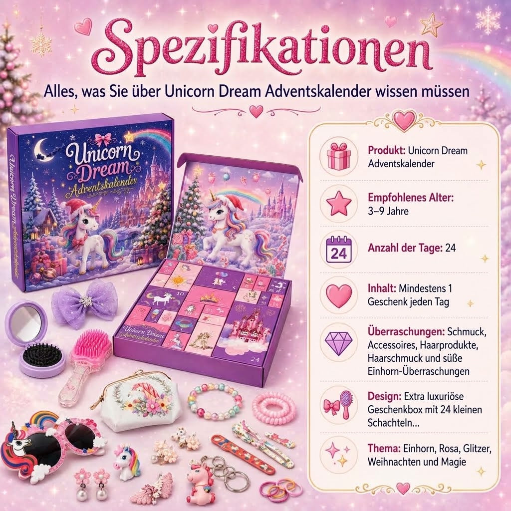"Einhornträume“ Adventskalender