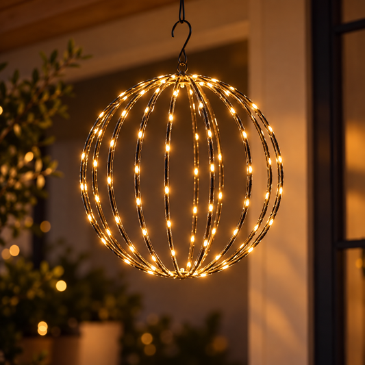 GlowBall – Batteriebetriebene LED-Leuchtkugel für drinnen & draußen