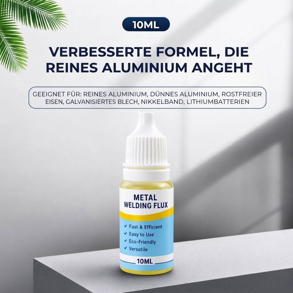 Leistungsstarkes Lötflussmittel für Edelstahl und Aluminium