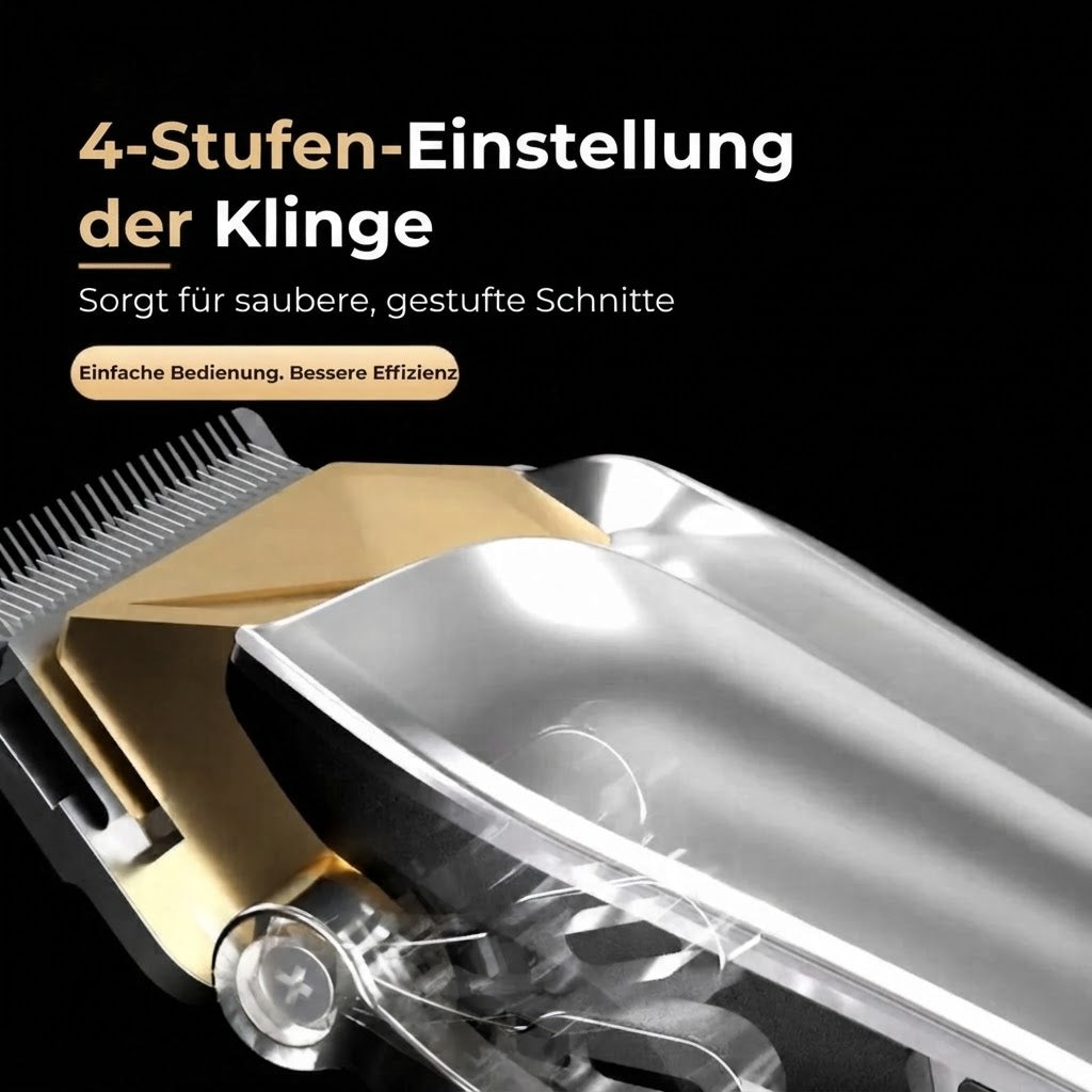 Professioneller Haartrimmer aus Karbonstahl
