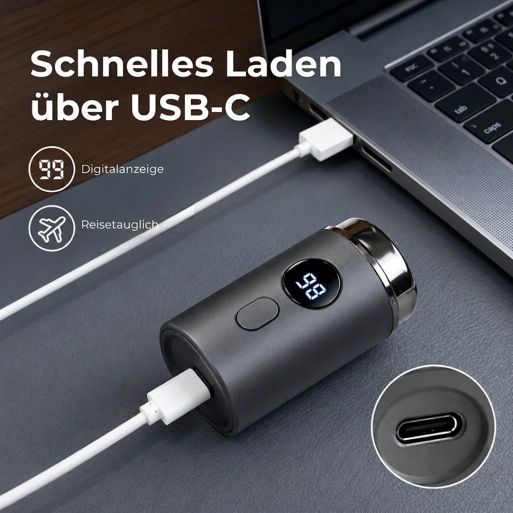 Tragbarer Mini-Elektrorasierer