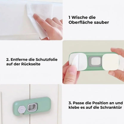 Kindersicheres Schrankschloss – 2 Stück