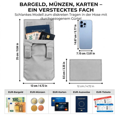Versteckte Anti-Diebstahl-Gürteltasche