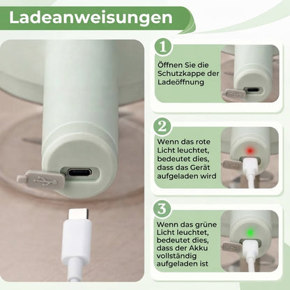Elektrischer Zerkleinerer – Kabellos mit manueller Bedienung