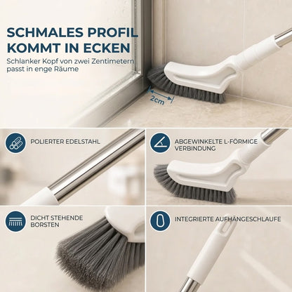 Ausziehbare Fugenbürste