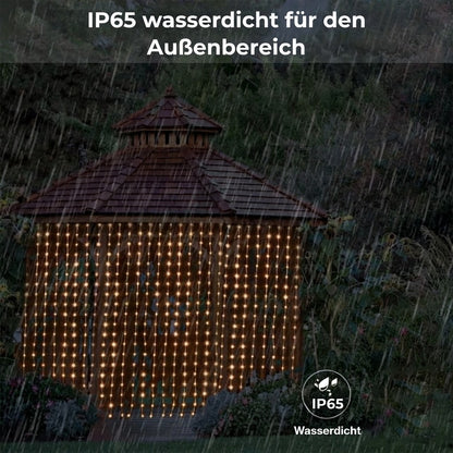 Smarter LED-Lichtervorhang – Individuelles Lichtdesign per App