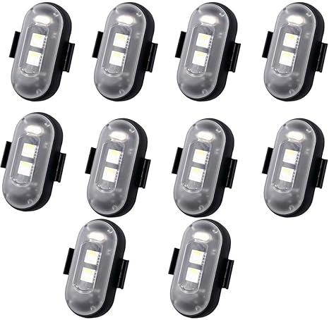 Kabellose LED-Stroboskoplichter – Inkl. Fernbedienung – 2er-Pack