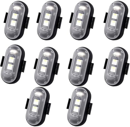 Kabellose LED-Stroboskoplichter – Inkl. Fernbedienung – 2er-Pack