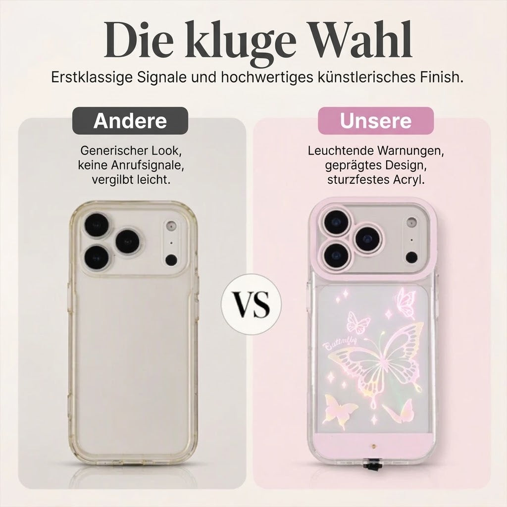 📢📢 40% RABATT !! ⏰ LED-leuchtende Schmetterlings-Handyhülle