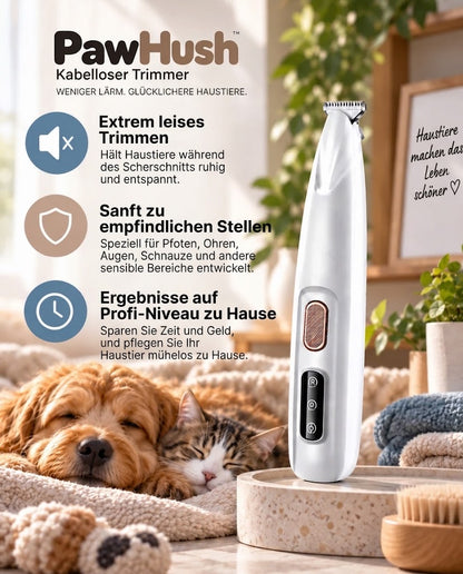 PawHush – Kabellose Tierhaarschneidemaschine
