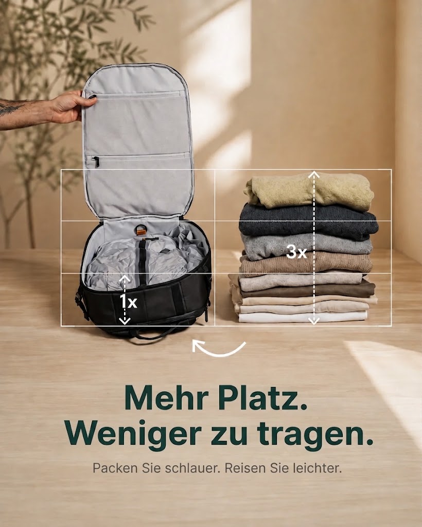 PackFlat Kompressions-Packwürfel Set