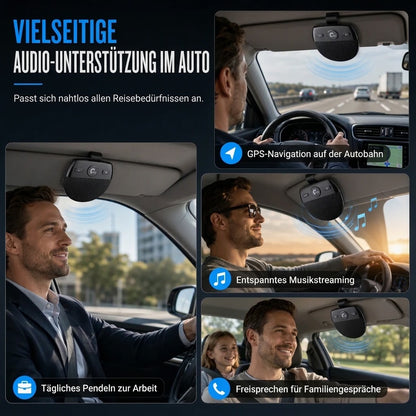 SP11 Bluetooth-Freisprecheinrichtung für Sonnenblende – Auto-Wake & A2DP