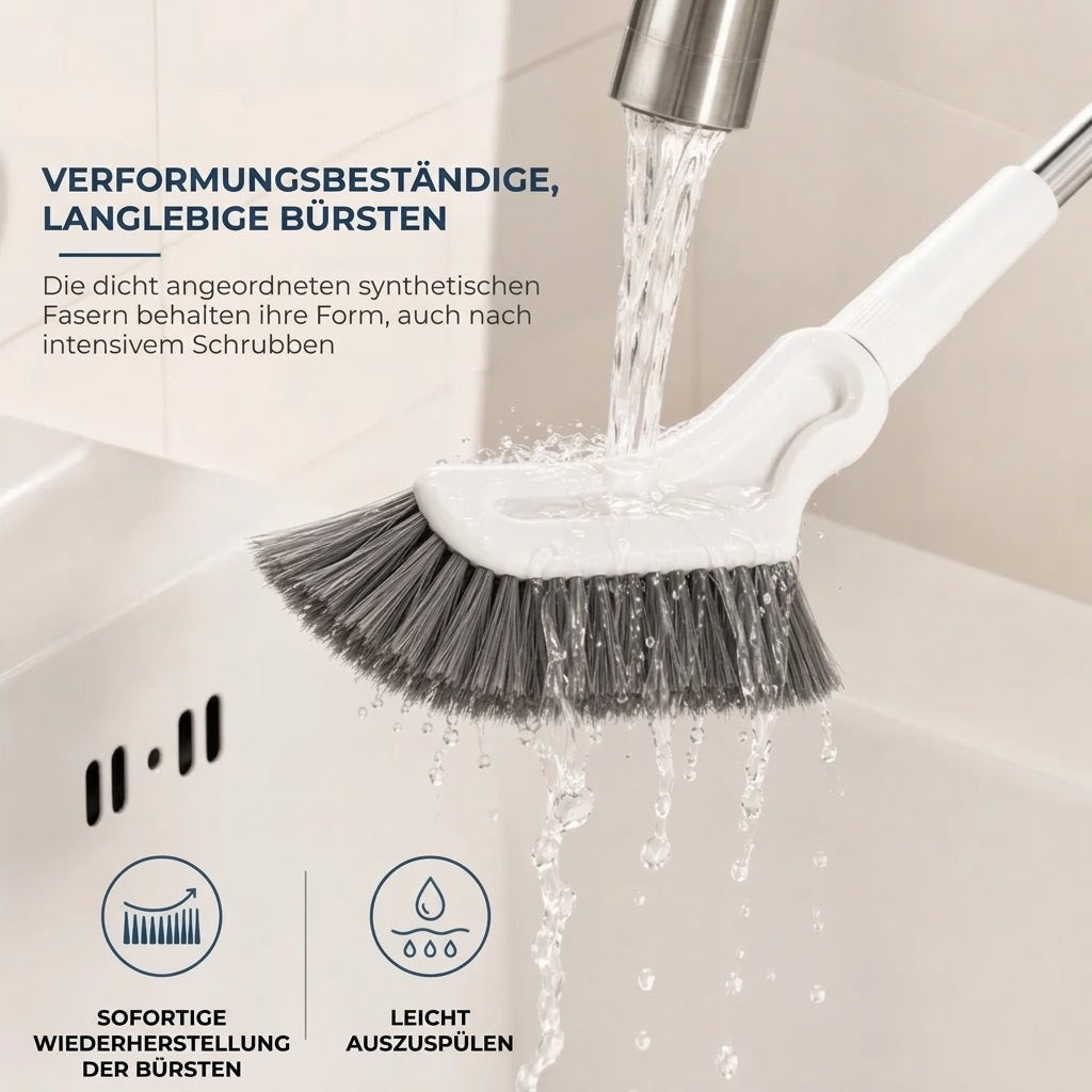 Ausziehbare Fugenbürste