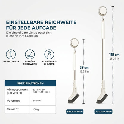 Ausziehbare Fugenbürste