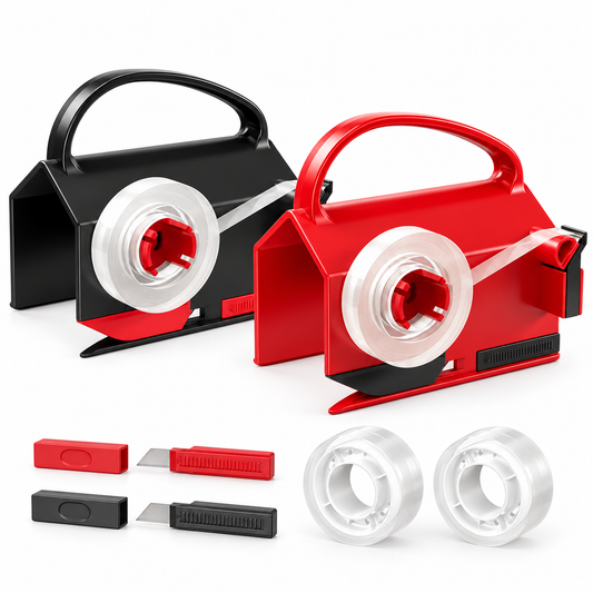 Papierschneider & Klebebandspender 2-in-1 – Macht das Einpacken von Geschenken einfacher, schneller und lustiger
