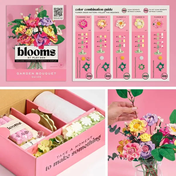 Blooms Meadow | Blumenstrauß-Bastelset – Florales Basteln für Erwachsene & Teenager