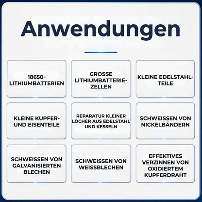 Leistungsstarkes Lötflussmittel für Edelstahl und Aluminium